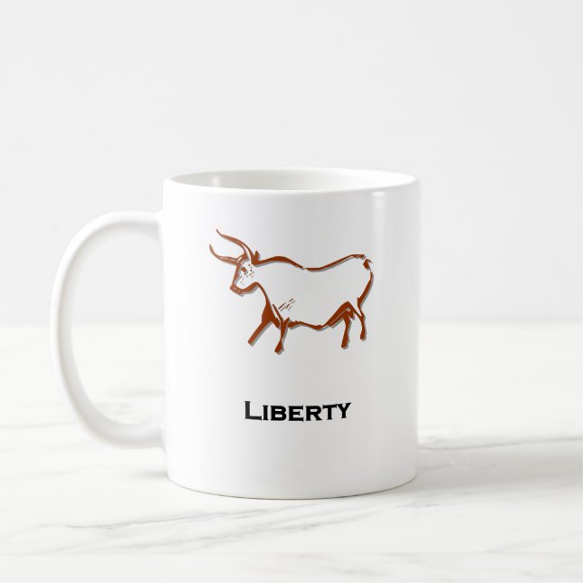 Bull Liberty Brown Kaffemugg (Vänster)