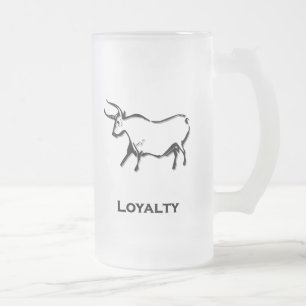 Bull Loyalty Black Frostat Ölglas