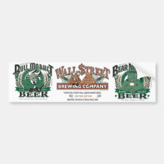 Bull Market Beer - Wall street Brewing Company Bildekal