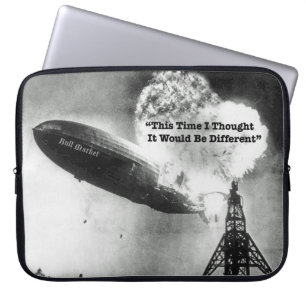 Bull Market Crash Humor Laptop Fodral