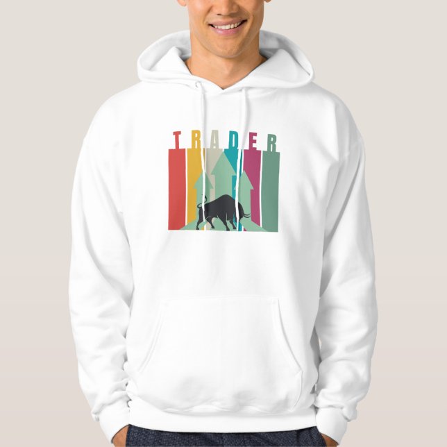 Bull Market Trader | Enkel design Hoodie (Framsida)
