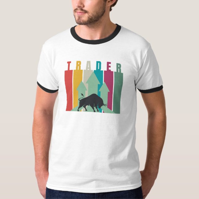 Bull Market Trader | Enkel design T Shirt (Framsida)