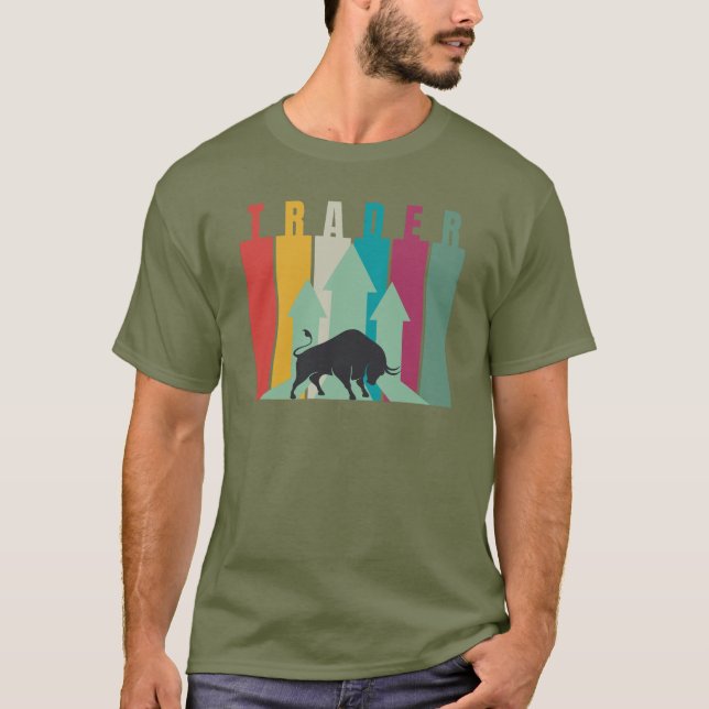 Bull market Trader | Simple design  T Shirt (Framsida)