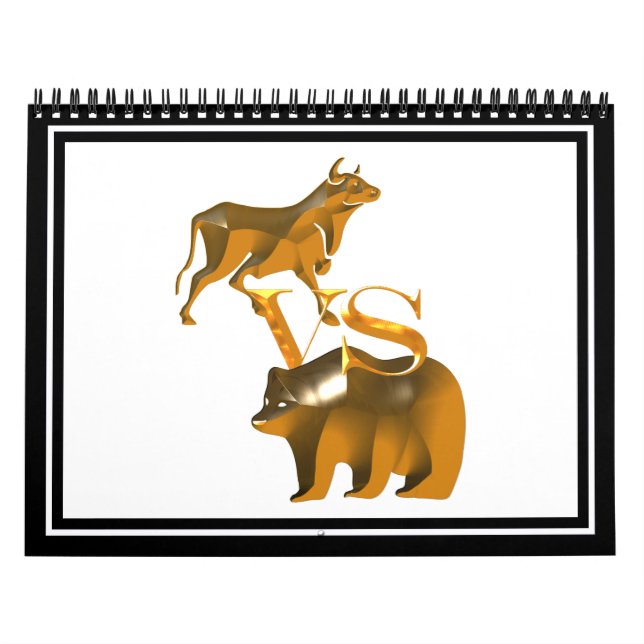 Bull Market Vs s Bear Market Kalender (Omslag)