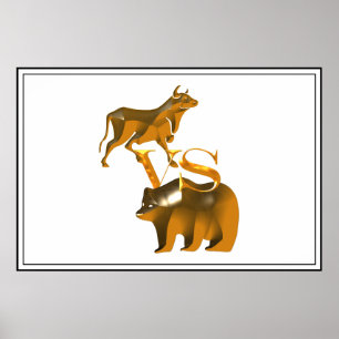 Bull Market Vs s Bear Market Poster
