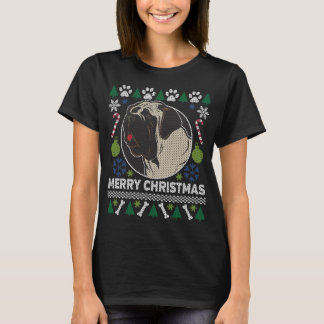 Bull Mastiff Hund aveln Ugly jul Sweater Tröja