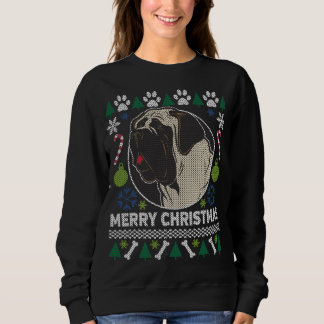 Bull Mastiff Hund aveln Ugly jul Sweater Tröja