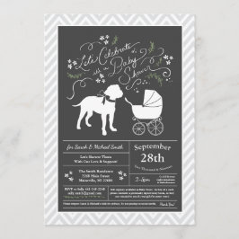Bull Mastiff Hund Baby Shower Inbjudningar