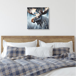 Bull Moose Canvastryck