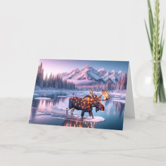 BULL MOOSE CHRISTMAS - JULGRAN DESTROYED HELGKORT