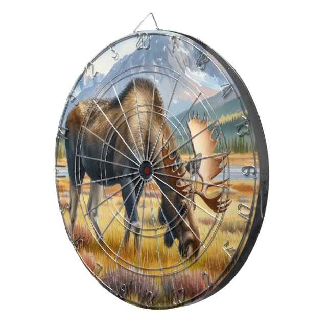 Bull Moose Dartboard Darttavla (Högra Framsidan)