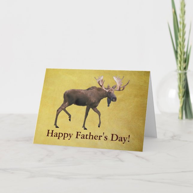 Bull Moose Fars dag Kort (Framsida)