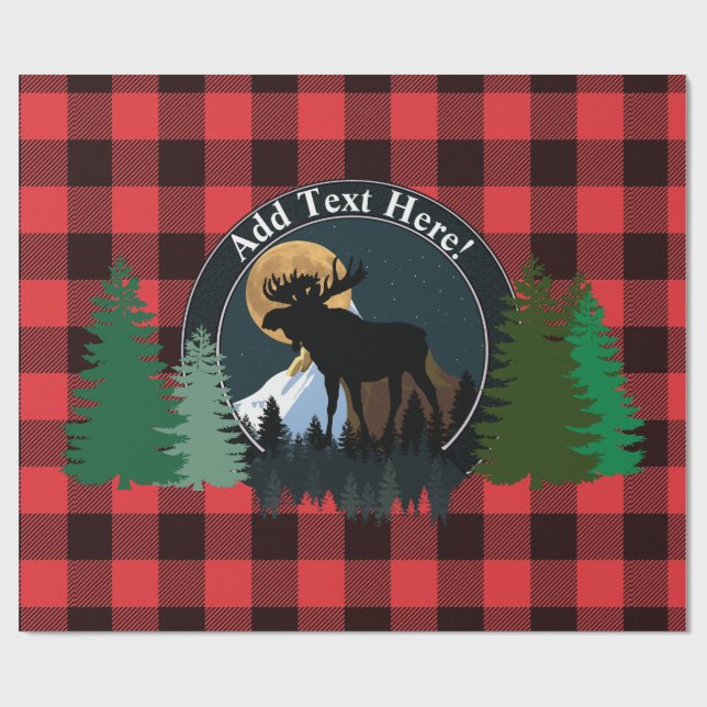 Bull Moose Presentpapper (Platt)