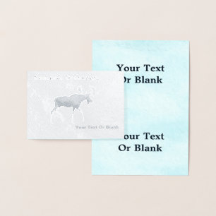 Bull Moose - Säsongens hälsningar Folierat Kort