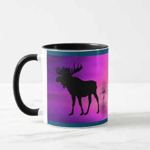 Bull Moose Silhouette Mugg