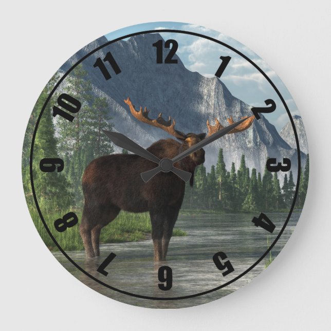 Bull Moose Stor Klocka (Framsida)