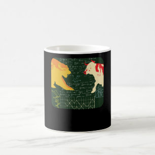 Bull och björn kaffemugg
