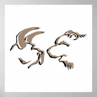 Bull och björn poster