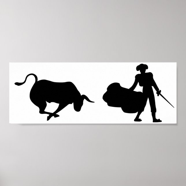 Bull och Matador Poster (Framsidan)
