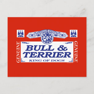 Bull och Terrier Vykort