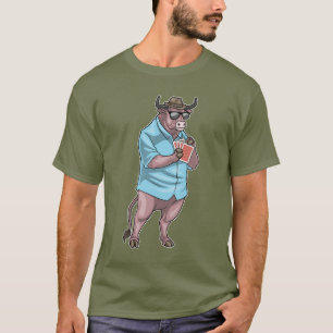 Bull Poker-kort T Shirt