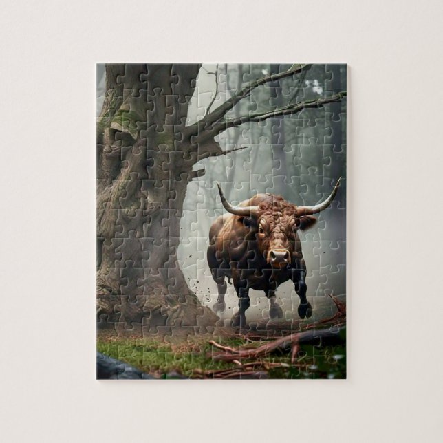 Bull Puzzle Pussel (Vertikal)