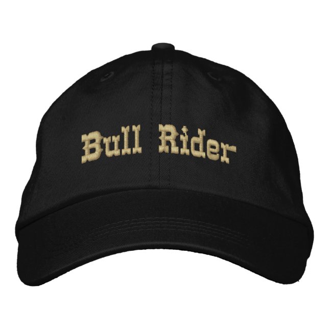 Bull Rider Broderad Keps (Framsida)
