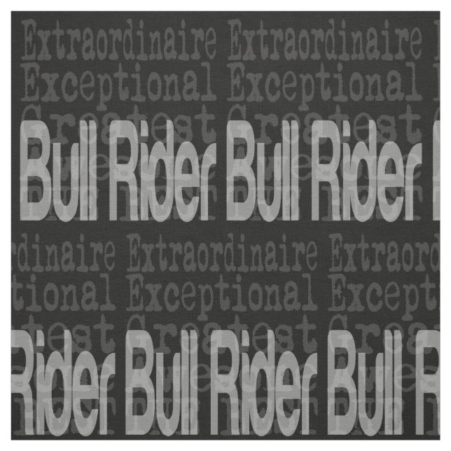 Bull Rider Extraordinaire Tyg (Provkarta)
