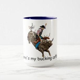 Bull rider mugg