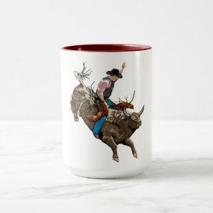 Bull rider mugg