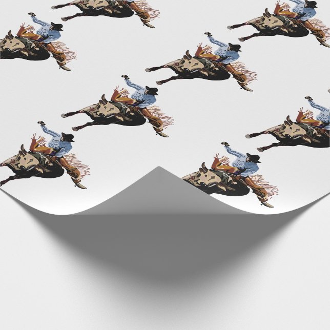 Bull Rider Presentpapper (Hörn)
