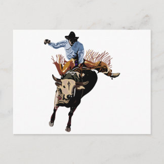 Bull Rider Vykort