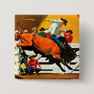 Bull Riding av Fred Ludekens Knapp
