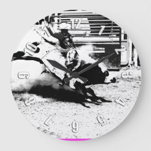 Bull Riding Champ Stor Klocka
