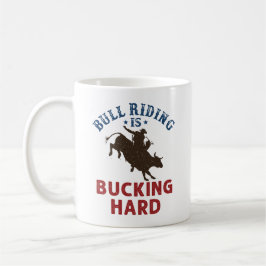 Bull Riding köper en hård bullrider Kaffemugg