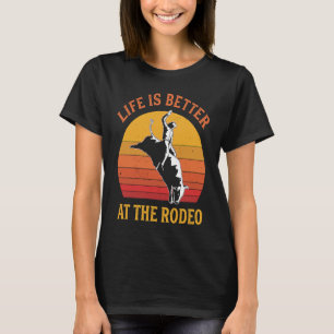 Bull Riding på Westerna Rodeo Bull Rider T Shirt