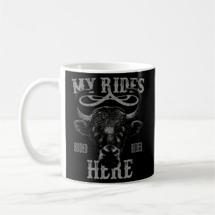 Bull Riding Pbr Rodeo Bull Riders Cowboys Western Kaffemugg