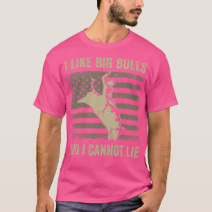 Bull Riding Rodeo Bull Rider Western Jag gillar Bi T Shirt