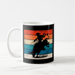 Bull Riding Rodeo Bull Riders Westernare Ranch Ret Kaffemugg