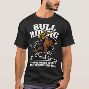 Bull Riding Sports Rodeo Bull Rider Land Cowboy T Shirt
