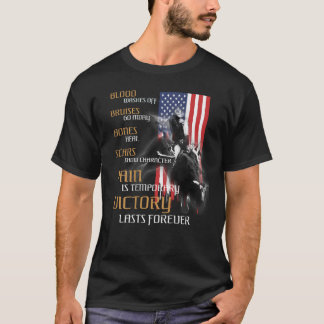 Bull Riding Texas Rider America USA flagga DESIGN T Shirt