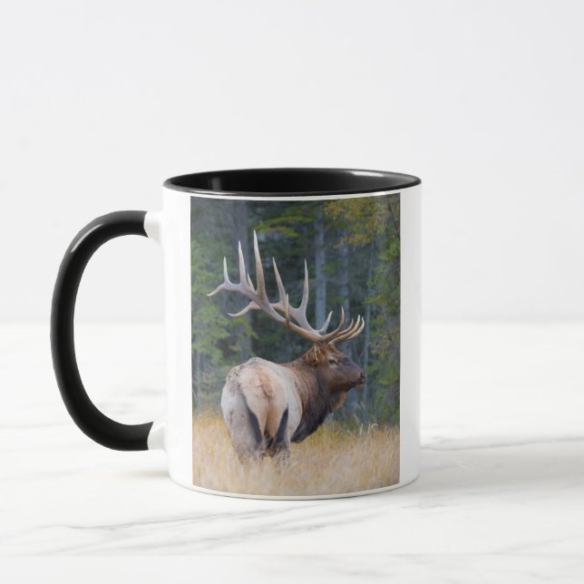 Bull Rocky Mountain Elk Mugg (Vänster)