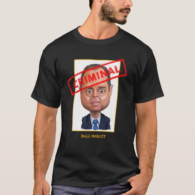 Bull Schiff Meme Shifty Adam Schiff Trump 2020 Imp T Shirt (Framsida)