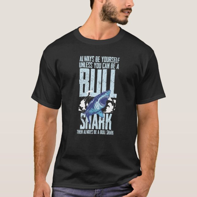 Bull Shark Teeth Animal Ocean 2 T Shirt (Framsida)
