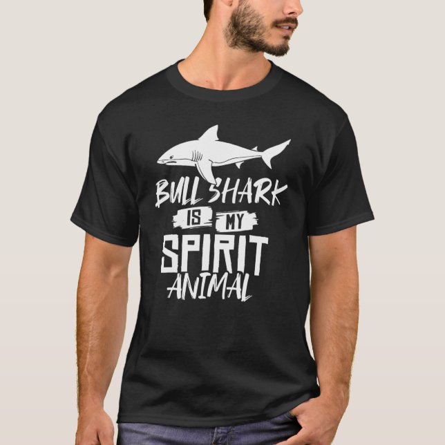 Bull Shark Teeth Animal Ocean T Shirt (Framsida)