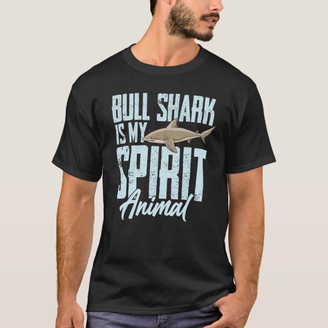 Bull Shark Teeth Animal Ocean T Shirt (Framsida)