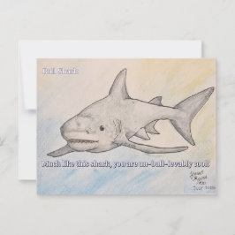 Bull Shark Vykort