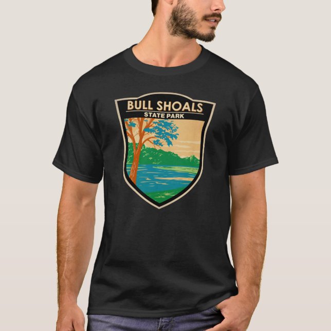 Bull Shoals - White River State Park Arkansas  T Shirt (Framsida)