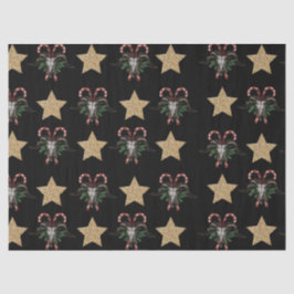 Bull Skull och Candy cane Tissue Paper