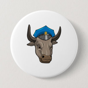 Bull som polis knapp